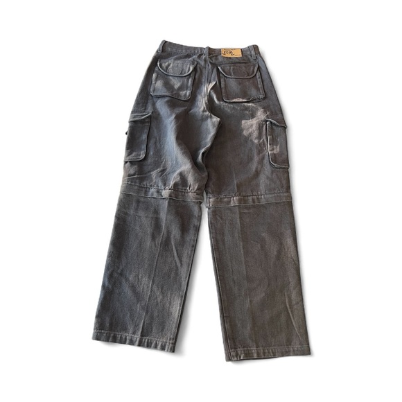 Men's Hemp & Cotton Cargo Pants- Charcoal Navy - Picture 1 of 5